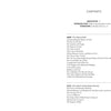 The table of contents for *Transformative Grief* by Schiffer Publishing, Ltd. features section titles and page numbers such as Grief and Loss, with subheadings on transformative grief, stages of grief, denial, emotional healing, sadness, and disbelief.