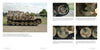 The Ferdinand/Elefant by Schiffer Publishing, Ltd. is a German WWII tank destroyer with camouflage paint, shown parked on a road. Close-ups highlight its wheels, suspension, tracks, and distinctive Porsche Tiger mechanical features.