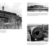 A photo collage from Schiffer Publishing, Ltd. showcases the K5 Rail Gun in black-and-white and color images, with close-ups of the barrel, side views, and details of damage and markings after its capture.