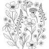 On the Bright Side Coloring Book - Flower Patterns