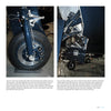 Two photos of the F8F Bearcat’s main landing gear are featured—one showing the wheel and brake, the other with retracted gear—ideal for Schiffer Publishing, Ltd. fans and those passionate about carrier-borne fighter aircraft.