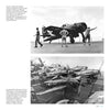 Top: Flight deck crew directs an F8F Bearcat aboard USS Franklin D. Roosevelt. Bottom: Several VF-61 “Jolly Rogers” F8F-2 Bearcats parked on the carrier’s deck—both classic black and white images from Schiffer Publishing, Ltd.