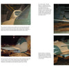 A collage of six photos of the P-39 Airacobra by Schiffer Publishing, Ltd. showcases close-ups and wide views, including the shark mouth nose art, tail fin, cockpit, landing gear, and camouflage in a Legends of Warfare museum display.