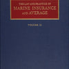 Navy blue cover with a red and gold title panel reading "Law and Practice of Marine Insurance and Average," Volume II, by Schiffer Publishing, Ltd., focusing on marine insurance case law. Part of the Law and Practice of Marine Insurance and Average Set.
