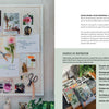 On the left, a mood board with photos and art supplies sets the scene for prop styling; on the right, a desk with magazines, notebooks, and a camera. Overlaid text highlights Styling Beyond Instagram by Schiffer Publishing, Ltd. and creative inspiration.